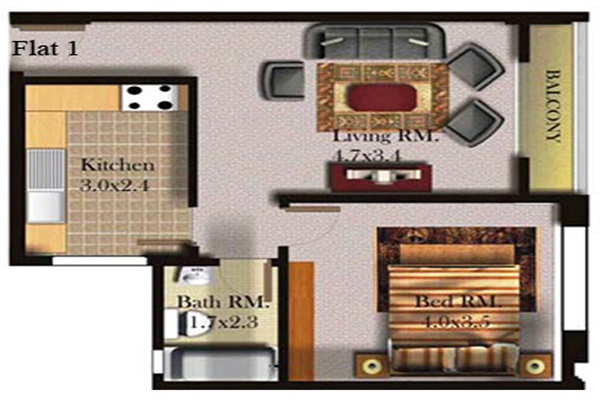 1 Bedroom Flat